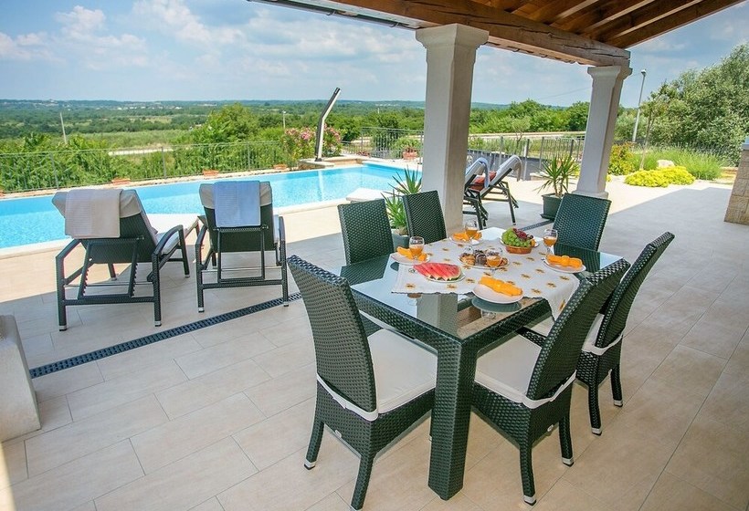 Luxury Villa With Private Pool And Panoramic View, Near Sveti Lovrec