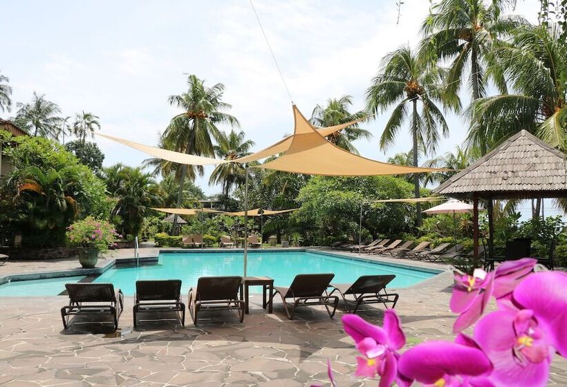 酒店 Puri Bunga Beach Cottages