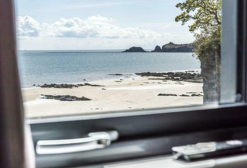 בית מלון כפרי No 2 Ocean Cabins   Saundersfoot Harbour   Saundersfoot