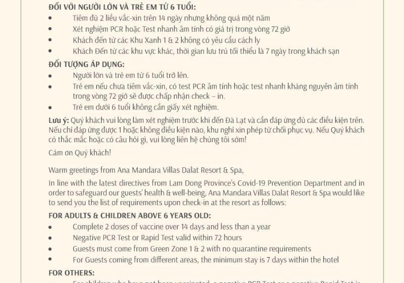 Ana Mandara Villas Dalat Resort & Spa