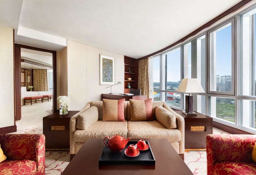 هتل Futian Shangri La, Shenzhen,near To Shenzhen Convention&exhibition Centre, Futian Railway Station