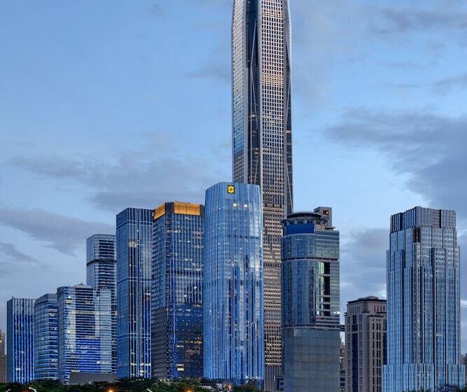 هتل Futian Shangri La, Shenzhen,near To Shenzhen Convention&exhibition Centre, Futian Railway Station