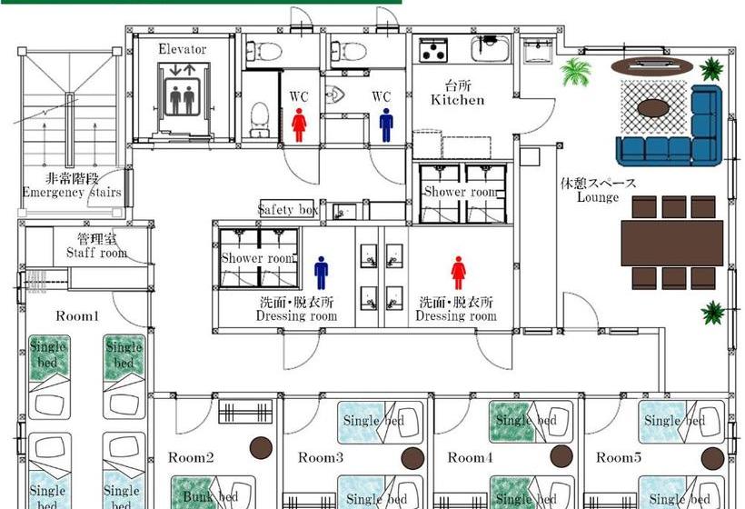 B&b Surf Rider ゲストハウスタイプ