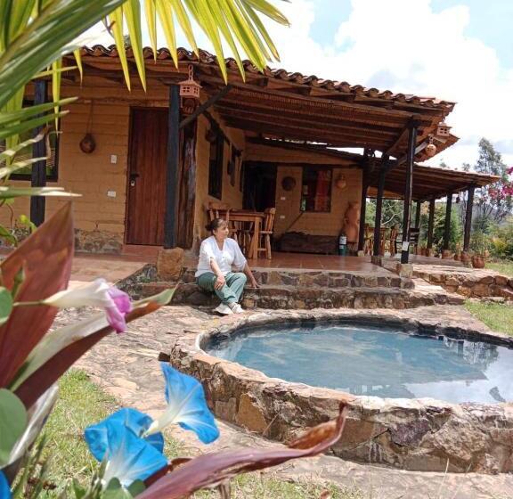 ユースホステル Posada El Artesano De Raquira