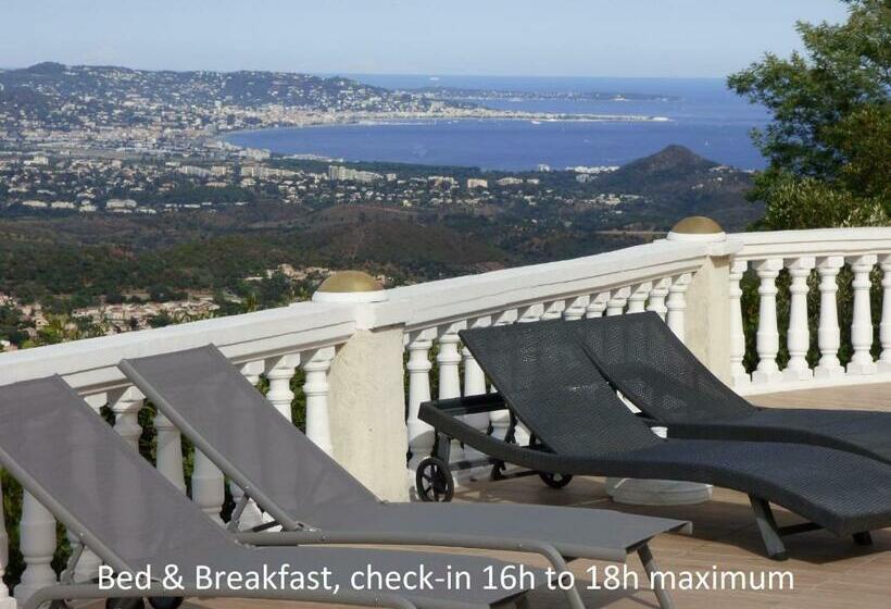 ベッドアンドブレックファースト Chambres D Hôtes Vue Mer L Estérel Panoramique