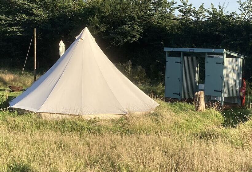 Glamping At The Homestead   Ensuite Bell Tent