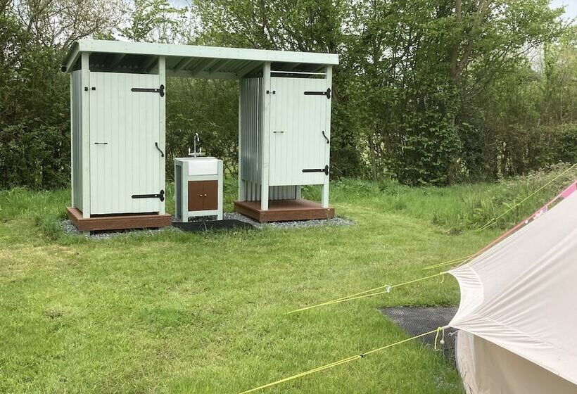 Glamping At The Homestead   Ensuite Bell Tent