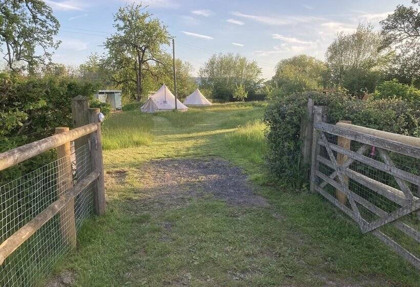 Glamping At The Homestead   Ensuite Bell Tent