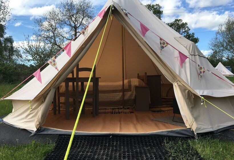Glamping At The Homestead   Ensuite Bell Tent