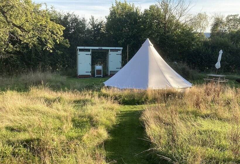 Glamping At The Homestead   Ensuite Bell Tent
