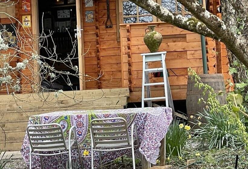 Retro Private Lodge With Hot Tub Nr Dartmoor