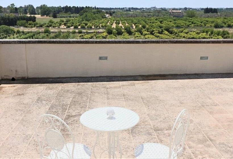 پانسیون B B With Swimming Pool Tenuta Agrumi Del Salento Triple Deluxe Citrus Attic