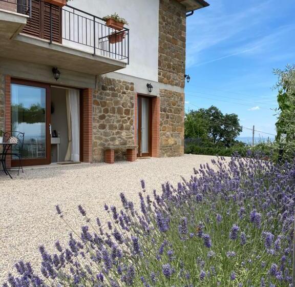 بنسيون Podere Belsogno Camera Rosmarino