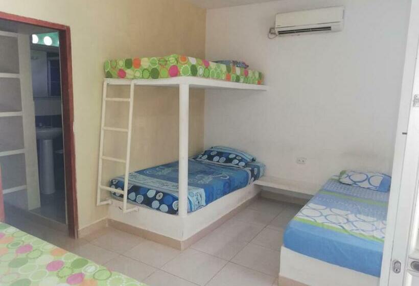 호스텔 Cabañas Del Caribe La Bonga