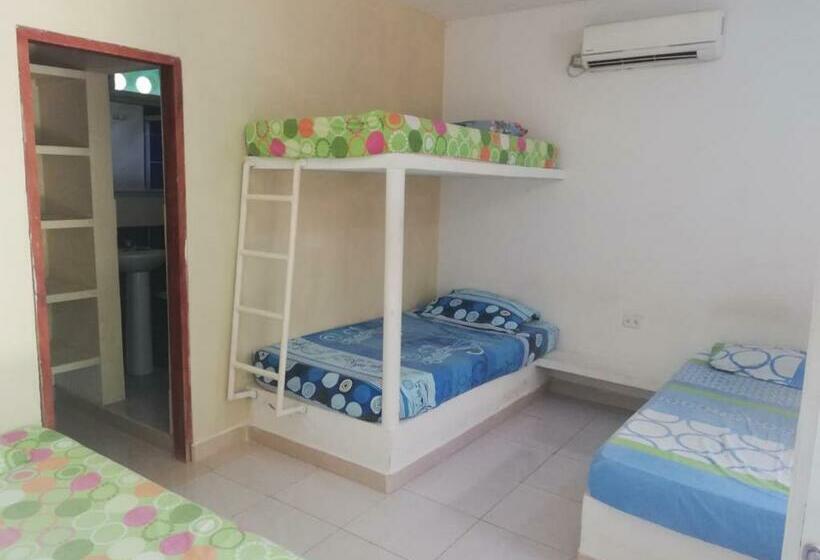 호스텔 Cabañas Del Caribe La Bonga