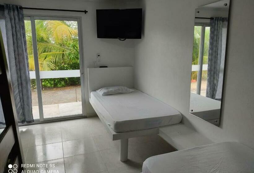 호스텔 Cabañas Del Caribe La Bonga