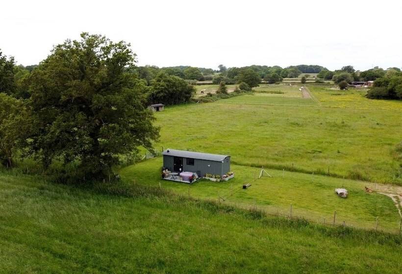 Charming Luxurious Rural Shepherds Hut