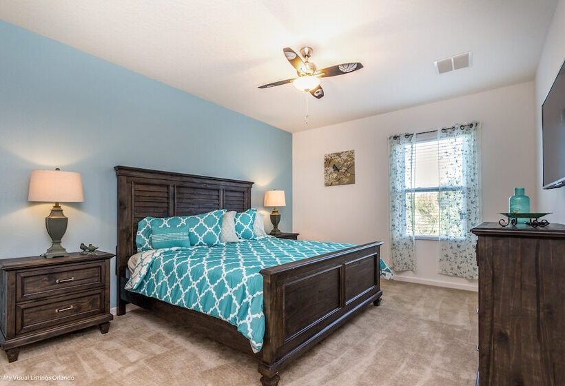 Classic 6bed 4ba Villa, Games, Pool, Spa   5244o