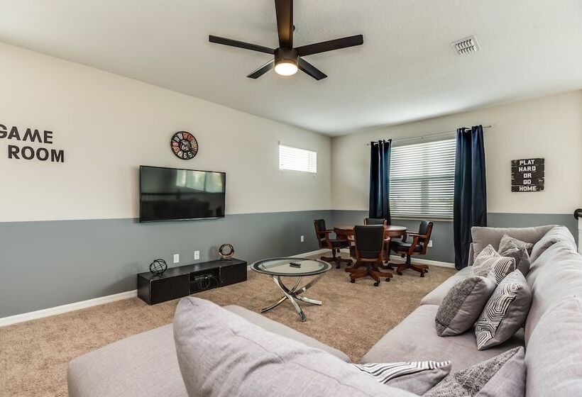 Family Friendly 6bed 5ba Villa Games Pool Spa 9039