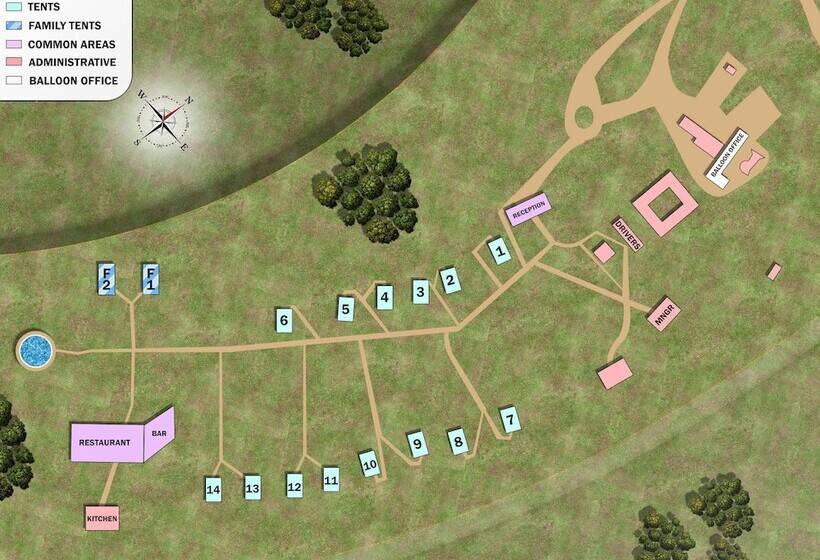 هتل Elephant Rock Luxury Camp Tarangire