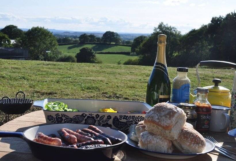 Immaculate And Cosy Bell Tent In Shaftesbury, Uk