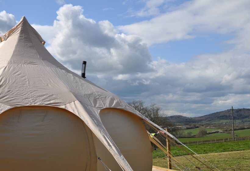 Lovely Spacious Lotus Bell Tent In Shaftesbury, Uk