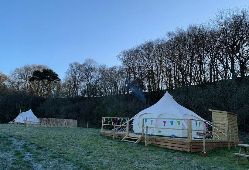 Lovely Spacious Lotus Bell Tent In Shaftesbury, Uk