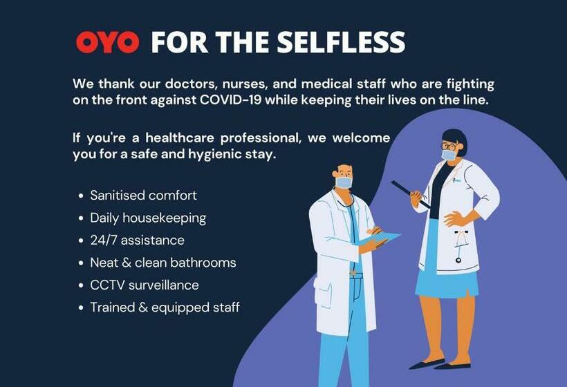 酒店 Vaccinated Staff- Oyo 70250 Royal Residency