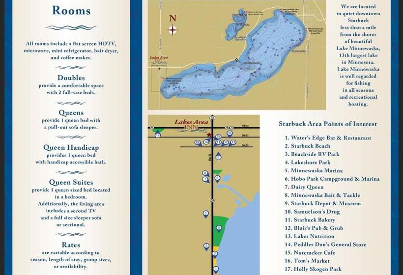 فندق Lakes Area Inn