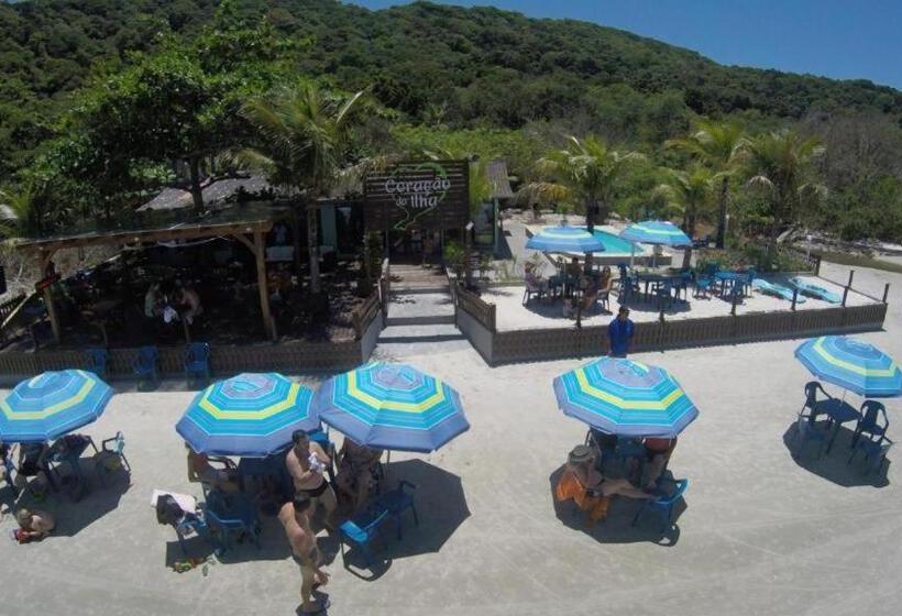 בית מלון כפרי Pousada Pé Na Areia   Ilha Do Mel