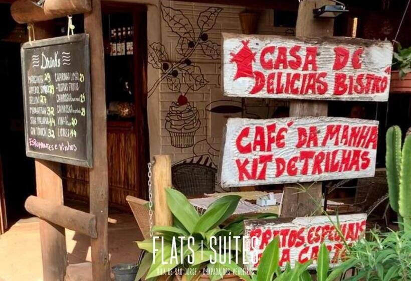 膳宿费 Lançamento Flats Suite Na Vila De São Jorge   Chapada Dos Veadeiros