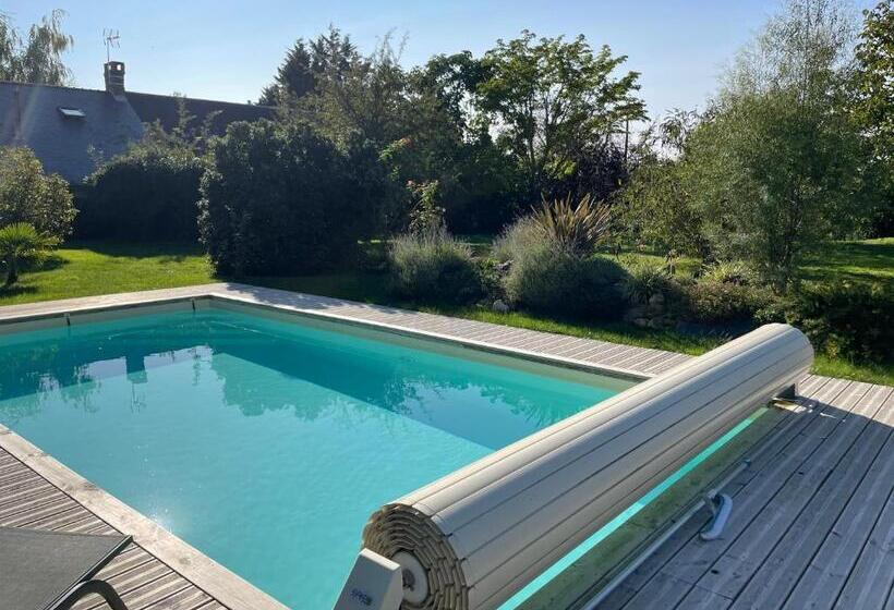 住宿加早餐 Chambres D Hôtes Avec Piscine Et Spa La Folière Saumur