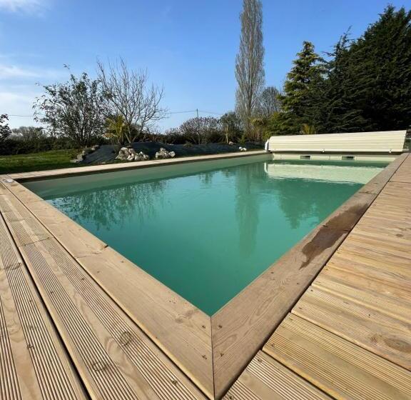 住宿加早餐 Chambres D Hôtes Avec Piscine Et Spa La Folière Saumur