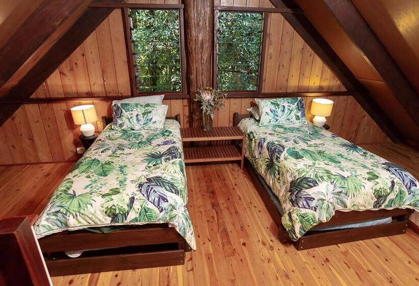 בית מלון כפרי The Canopy Rainforest Treehouses & Wildlife Sanctuary
