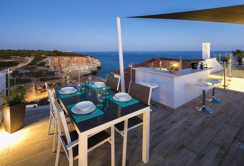 بنسيون Villa Benagil With Stunning Views And Roof Terrace With Private Heated Pool