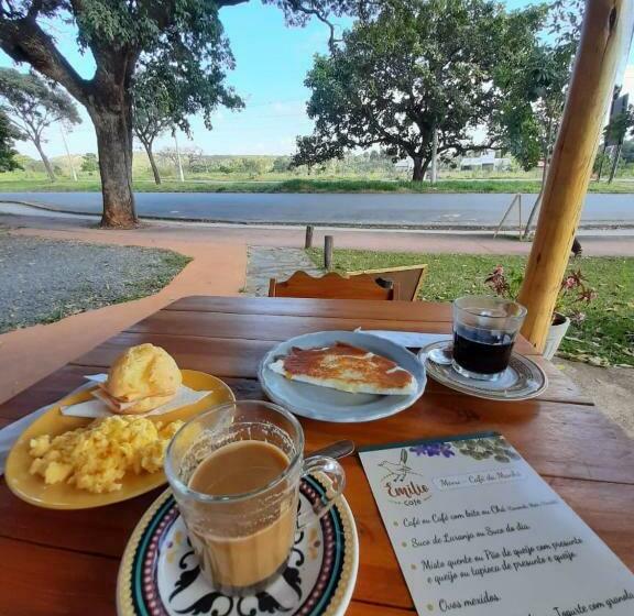 膳宿费 Pousada Turquesa Mirante Com Vista Para As Montanhas E Por Do Sol