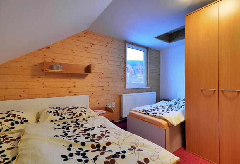 膳宿费 Penzion A Apartmány Skipark Hraběšice