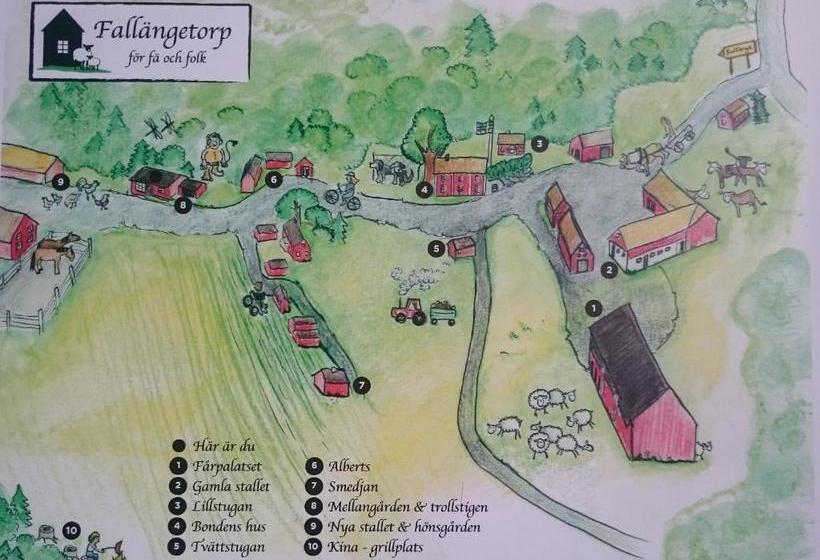 فندق صغير Mellangården