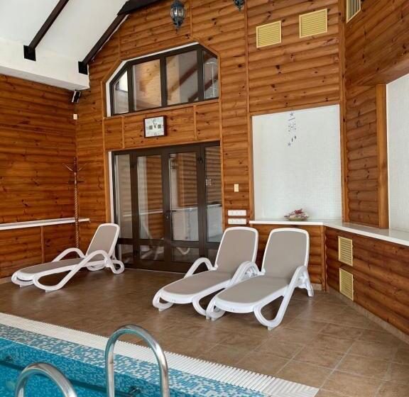 פנסיון приватний будинок для сімейного відпочинку з басейном і сауною