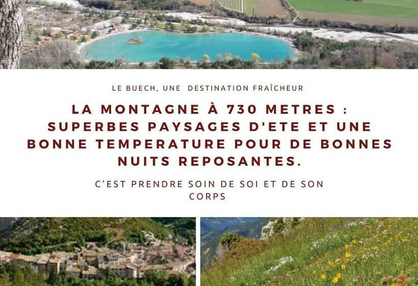 مبيت وإفطار Gite Auberge Du Buech à Aspremont  05 Hautes Alpes