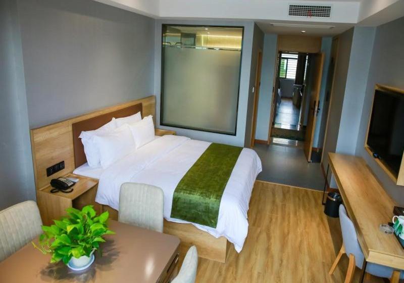 호텔 Greentree Inn Ankang Chengpeng Mechatronics Citybusiness