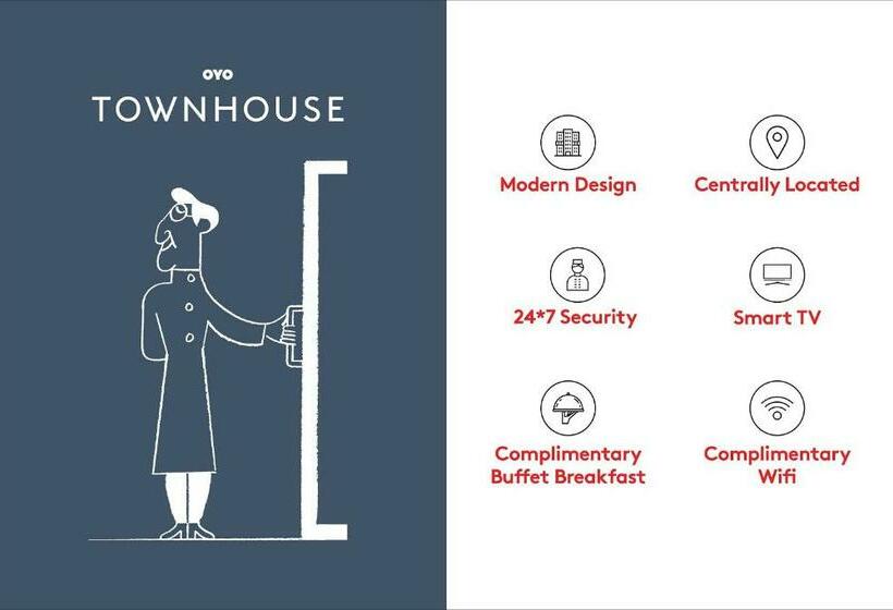 酒店 Vaccinated Staff Oyo 42609 Townhouse Gokul Solitaire Vip Rd