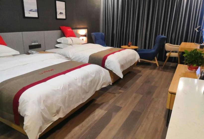 فندق Thank Inn Xinjiang Luntai Hongqiao New District Pedestrian