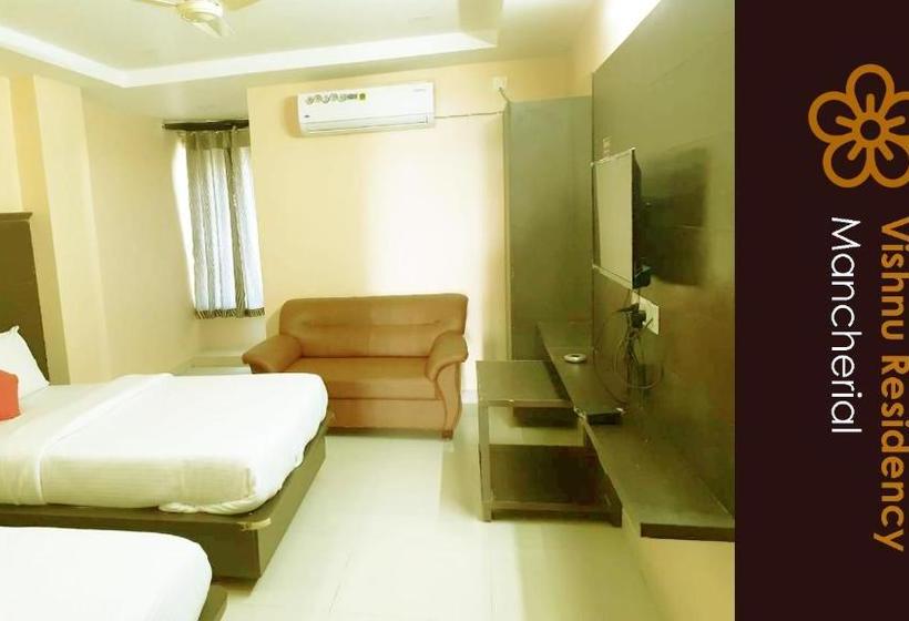 호텔 Vishnu Residency Mancherial