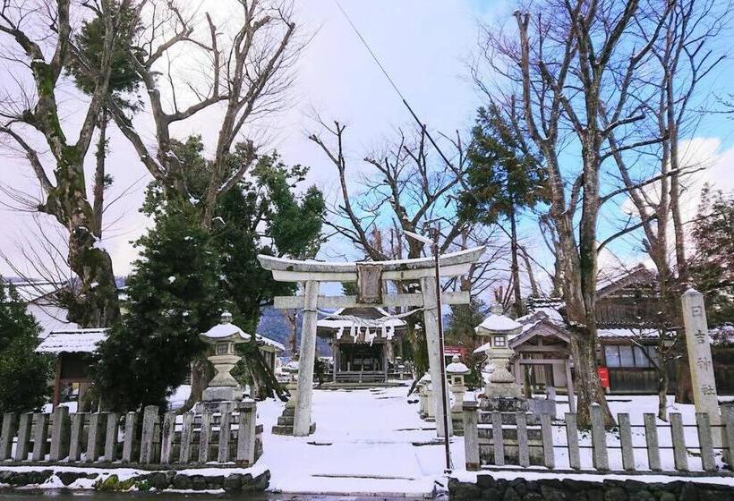 Pensione Farm Stay Inn 母屋 Sanzaemon Tei Guesthouse Second Floor Shiga Takasima Traditional Japanese Architect