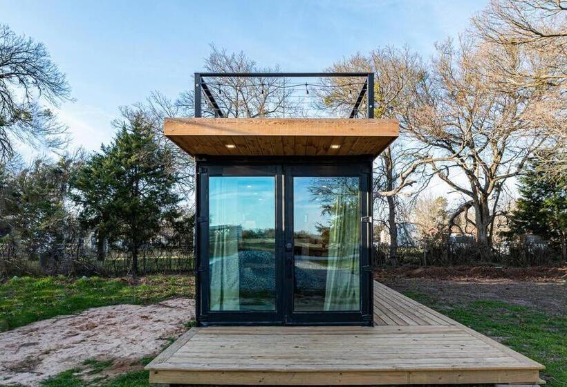 فندق صغير The Stable Tiny Container Home 12 Min To Magnolia