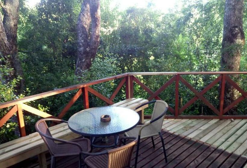 Пансион Cabaña Hualle Con Hot Tub Exclusivo Cerca De Termas Y Lago