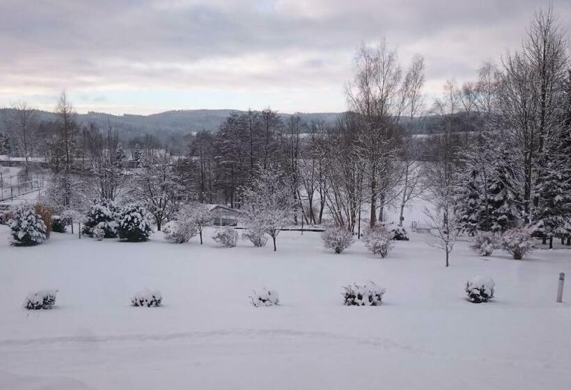 리조트 Lipno Wellness - Frymburk Hotel Private Family Room