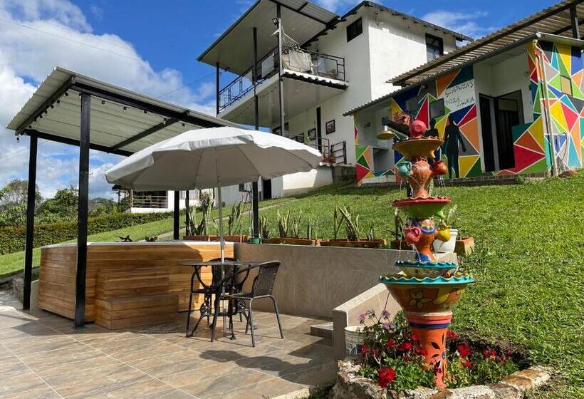 פנסיון Cabaña Campestre Miraluna