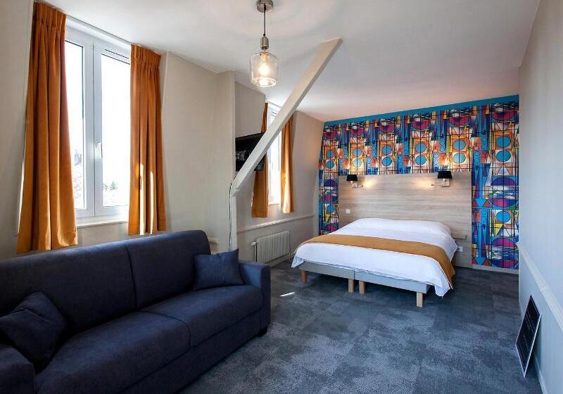 호텔 Logis Hostellerie Du Marche